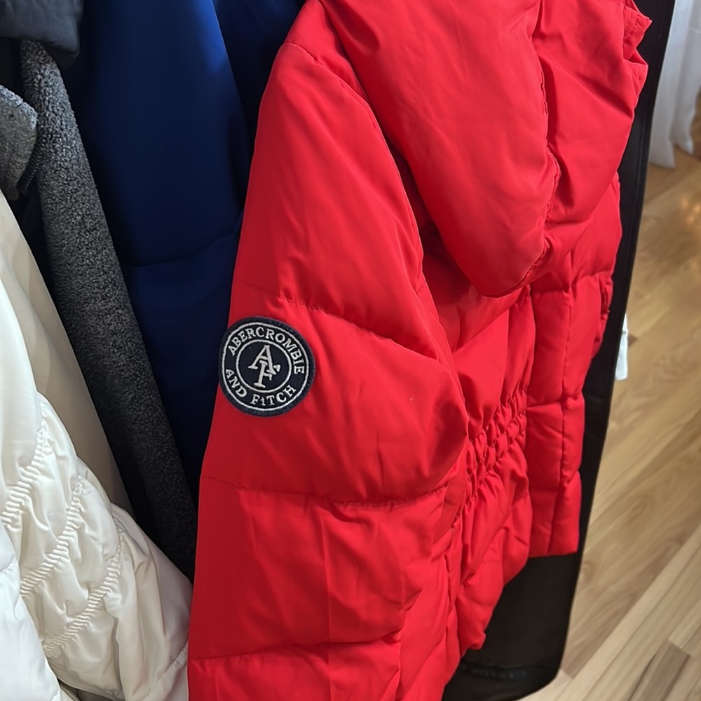 Red Puffer Jacket - image 3